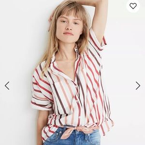 Madewell Courier Shirt in Lorelei Stripe